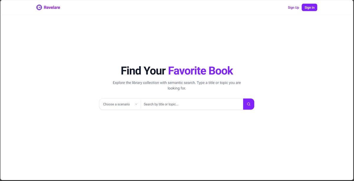 Revelare - Semantic Book Search
